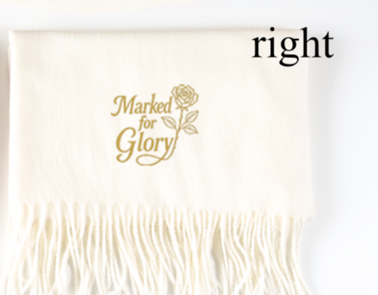 Marked for Glory Prayer Shawl
